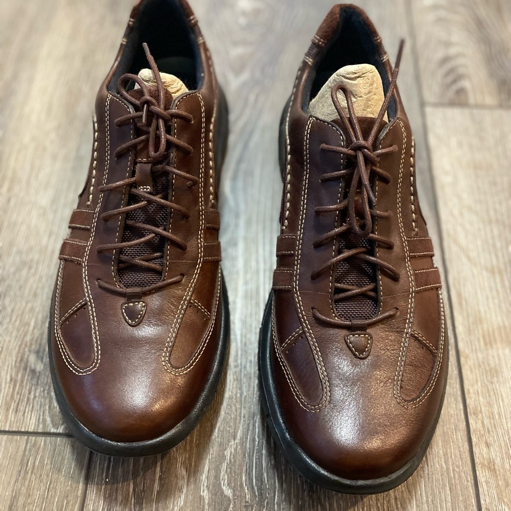 PRIVO BY CLARKS Men's Genuine Leather/Stitching Lace Up Loafers 10W ❌ SOLD ❌